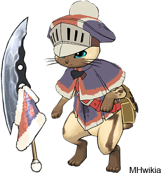 ~~~areas/maps~~~ - Monster Hunter Freedom Felyne (350x350), Png Download