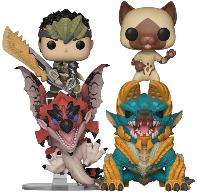 Monster - Monster Hunter Funko Pop (653x641), Png Download