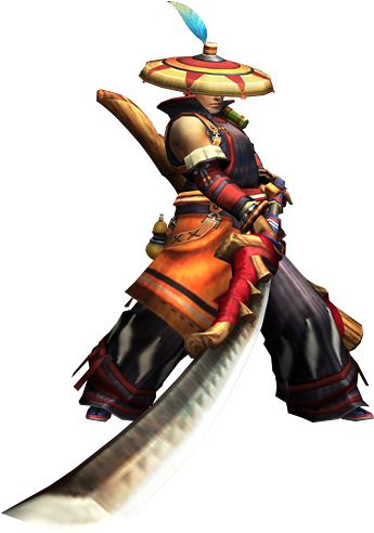 Drawn Katana Monster Hunter - Monster Hunter Starting Armor (364x511), Png Download