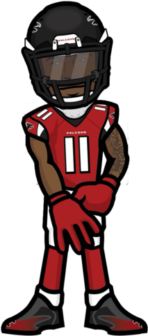 Julio Jones - Mario Love Jr (480x480), Png Download