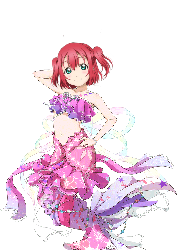 22 Oct - Love Live Kanan Mermaid (1024x1024), Png Download