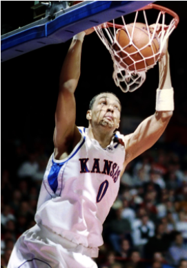 Photo Courtesy Kansas Athletics - Wayne Simien Ku (432x432), Png Download