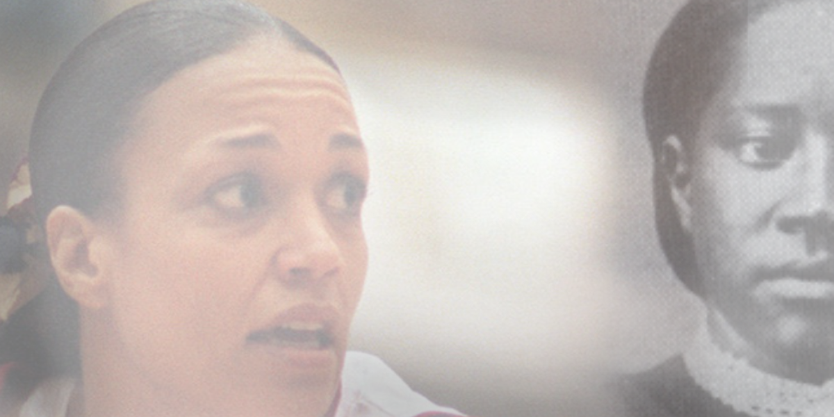 Two Women Uphold A Family Legacy, Centuries Apart - Ear (1200x600), Png Download