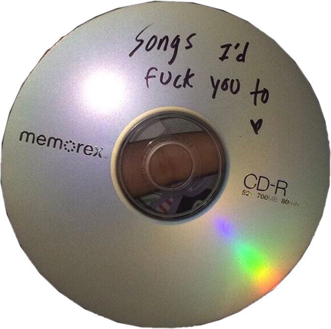 Cd Dirty Love Interesting Art Sticker Png Freetoedit - Songs Id Fuck You (676x672), Png Download