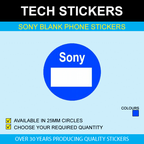 Sony Technology Phone Blank Sticker - Special Offer Stickers (499x500 ...