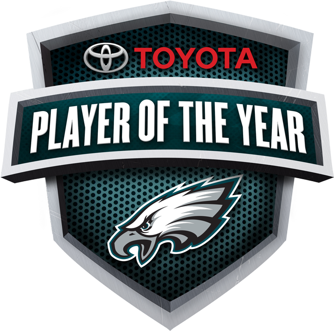 This Year's Toyota Player Of The Year Is Carson Wentz - Eagles - Logo 11 Poster Print (22 X 34) (775x710), Png Download