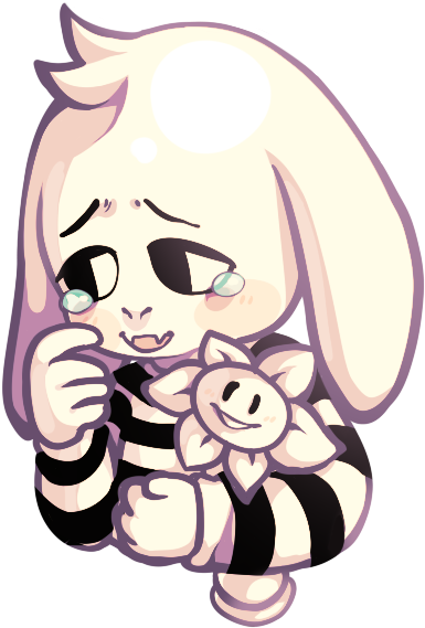 Collection Of Free Frisk Drawing Asriel Download On - Undertale Asriel No Background (429x611), Png Download