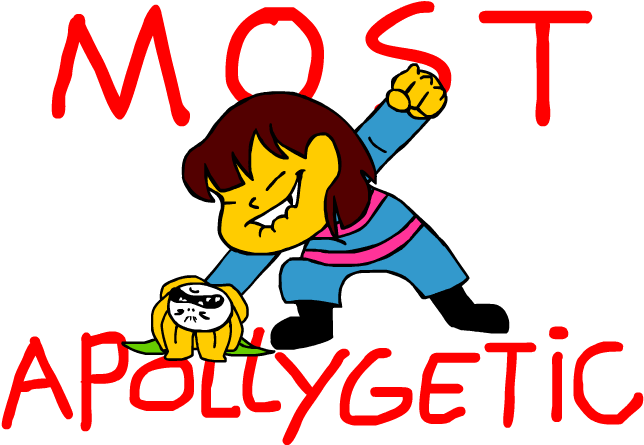 Undertale Sorry Parody (700x450), Png Download