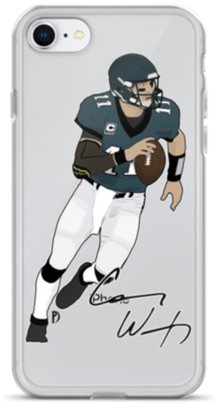 Eagles Qb Carson Wentz - Mobile Phone Case (498x498), Png Download