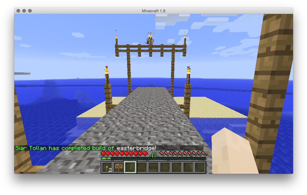 A Cow Was In The Wrong Place At The Wrong Time And - Day In My Minecraft World (1073x684), Png Download