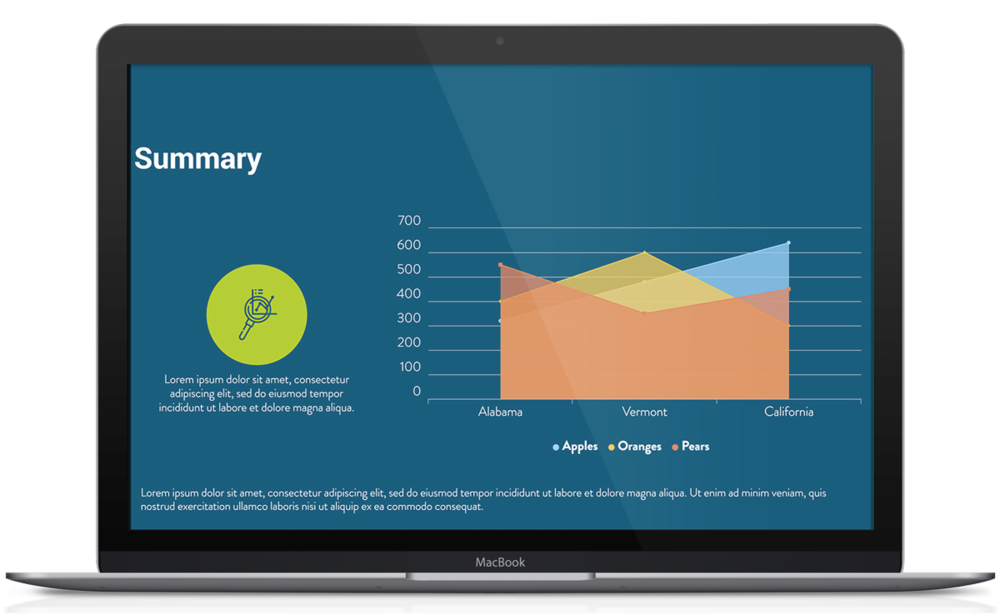 Business Report Template Summary - Business (1000x615), Png Download