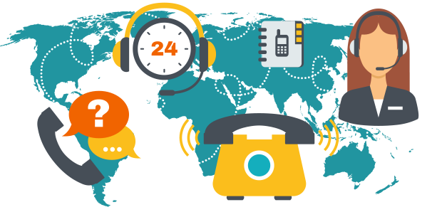 Cloud Based Business - World Map (613x305), Png Download