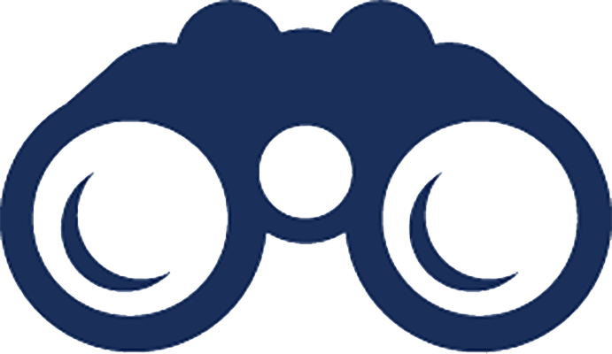 Eris Summary - Binocular Icon Png (691x400), Png Download