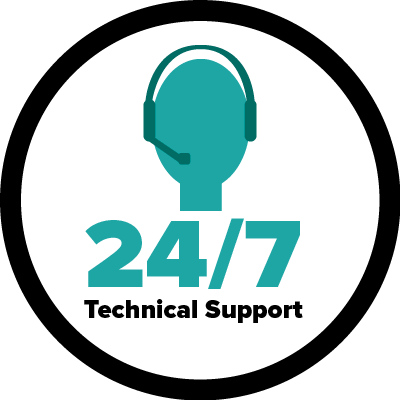 Tech-support - Clipart 24 7 (400x400), Png Download