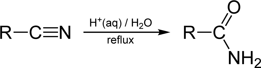 Nitrile Hydrolysis Summary - Ammonium Acetate Lewis Structure (1100x362), Png Download
