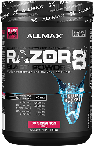 Buy Now - Allmax Razor 8 Pre Workout (544x600), Png Download