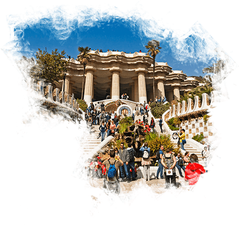 It's - Park Güell (919x787), Png Download