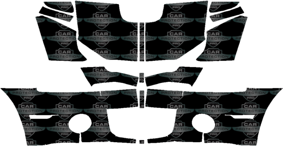 2013-2014 Ford Mustang Shelby Gt500 3m Clear Bra Deluxe - Brassiere (980x700), Png Download