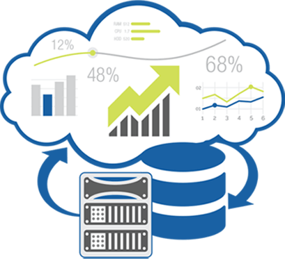 Cloud Analytics (409x373), Png Download