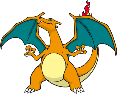 Pokemon Dream World Charizard (404x385), Png Download