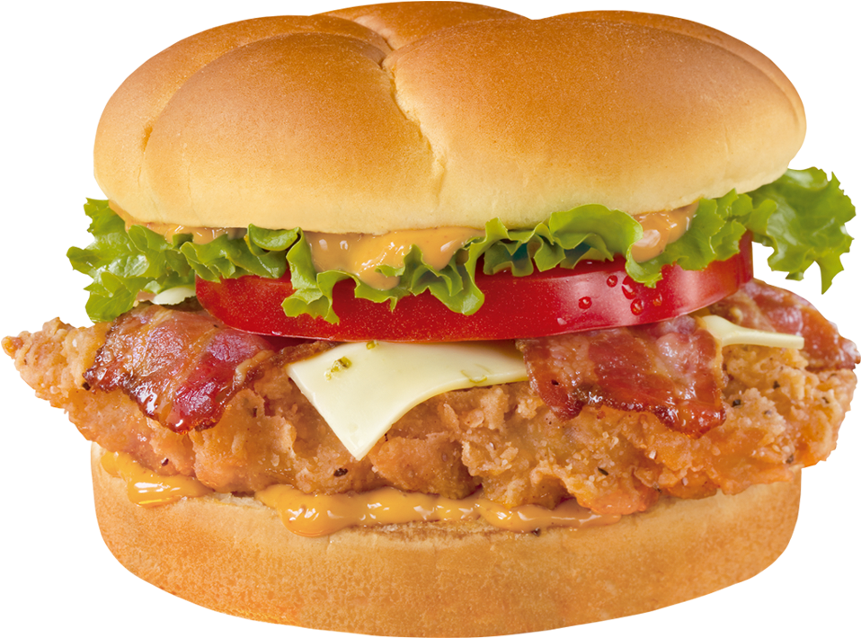 Flamethrower® Crispy Chicken Sandwich - Burger Pav (957x1048), Png Download