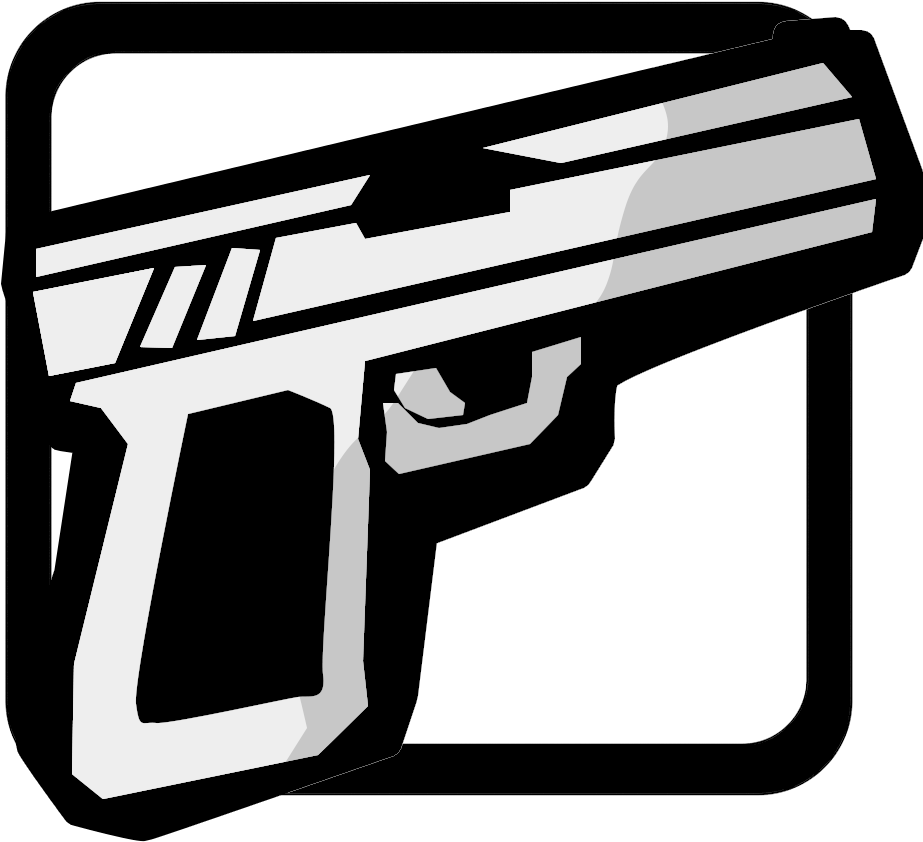 C1vu3za - Gta San Andreas Pistol Icon (960x960), Png Download