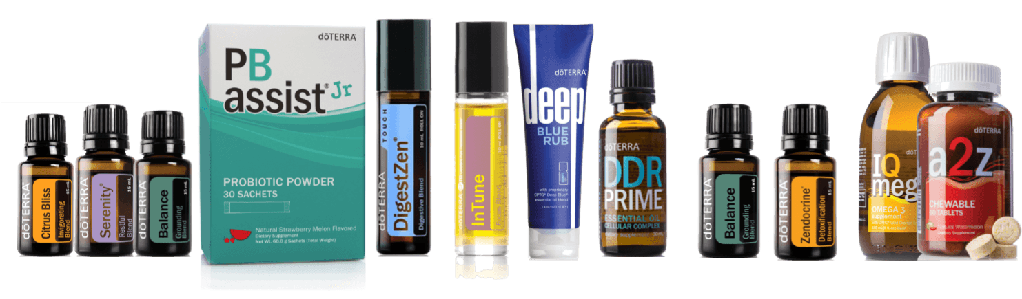 Doterra Essential Oils Custom Kit For Special Needs - Doterra Pb Assist Junior Chewable Probiotic (1487x476), Png Download