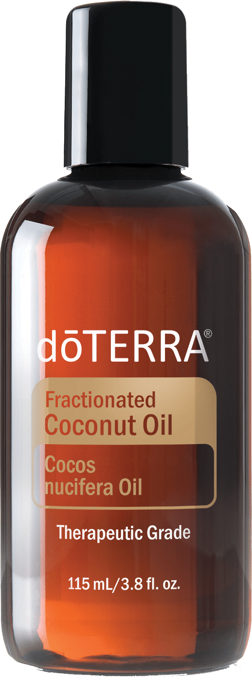 Doterra Fractionated Coconut Oil (518x1397), Png Download