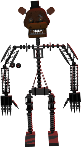 Nightmare - Nightmare Freddy 3 Model (960x540), Png Download