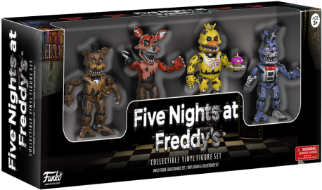 Vinyl Figure Set - Fnaf 4 Funko Set (560x560), Png Download