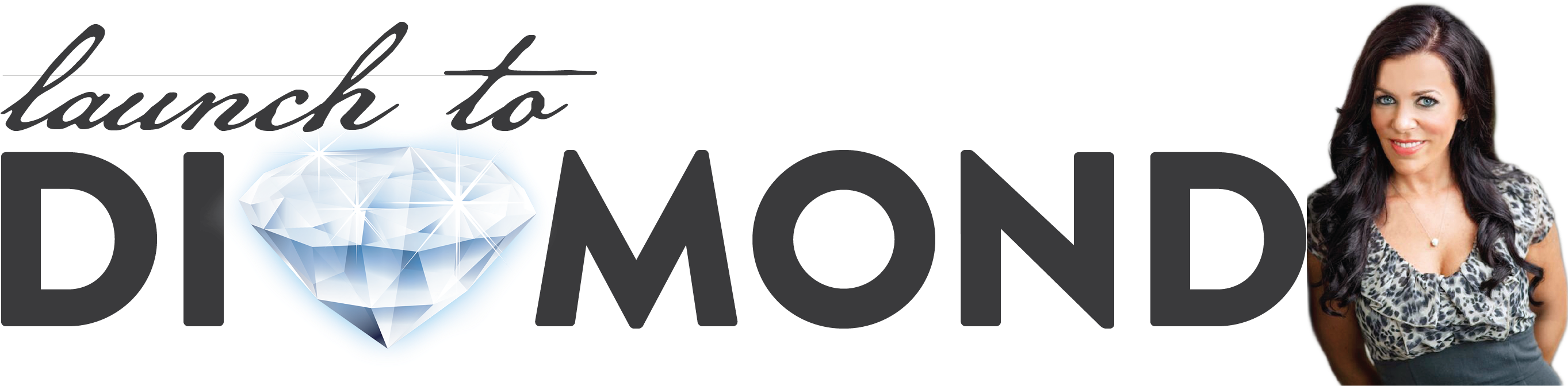 Launch To Diamond - Dog (2759x727), Png Download