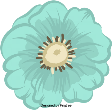 Cartoon Beautiful Hand Painted Water Color Flowers, - Flower (360x360), Png Download