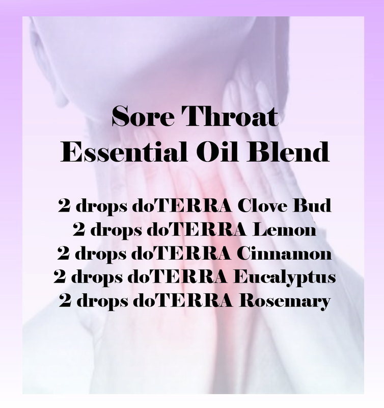 Picture - Kids Sore Throat Doterra Recipe (754x800), Png Download
