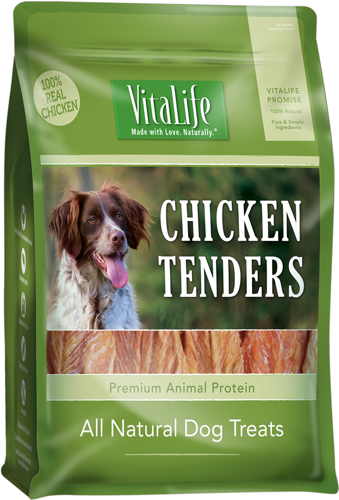 All Natural Vitalife Jerky Treats - Vitalife Chicken Tenders (759x1000), Png Download