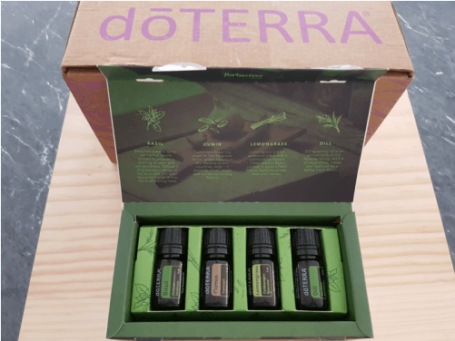 Doterra Essential Oils Herbaceous Kit - Plywood (500x500), Png Download