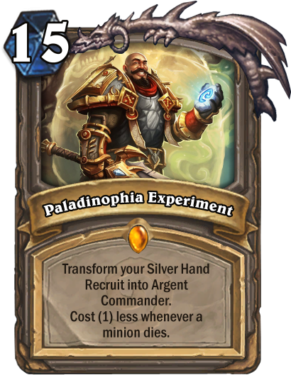 B5179a67 - Hearthstone Paladin Quest Card (427x551), Png Download