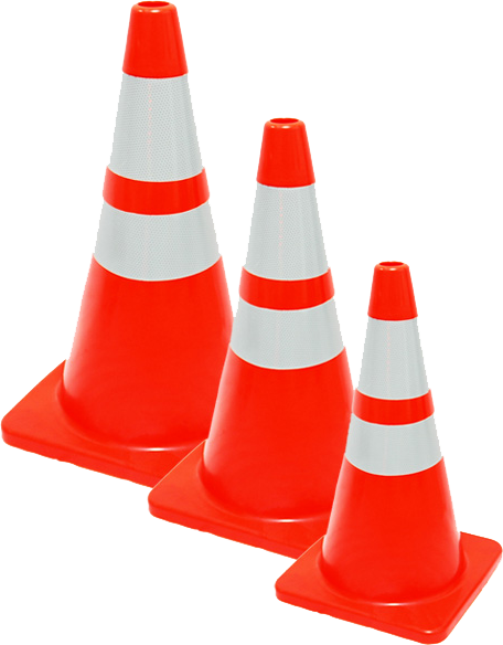 Traffic Cones - Traffic Cones - Saicon Promo - Corporate - Security (456x584), Png Download