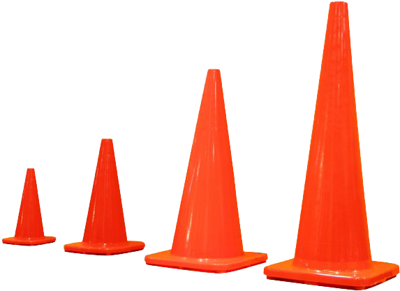 Traffic Cones - Conos De Seguridad Png (600x432), Png Download