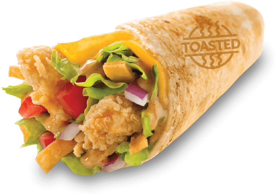 Crunchy And Zesty Mexican Flavor And Add Our All-white - Mexicana Wrap Texas Chicken (1000x705), Png Download