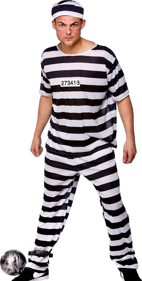 Prisoner Fancy Dress (473x938), Png Download