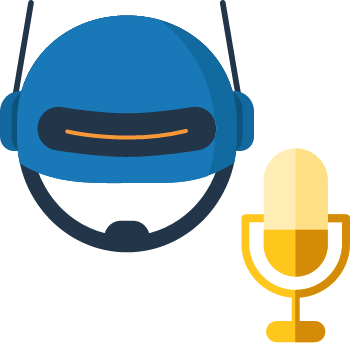 Voice Activated Chatbots - Voice Bots (350x343), Png Download