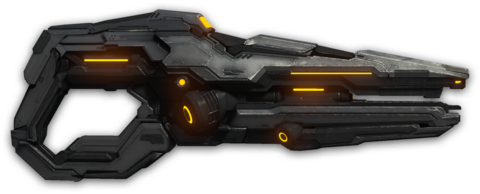 500px-h4 Suppressor Trans - Halo 4 (500x281), Png Download