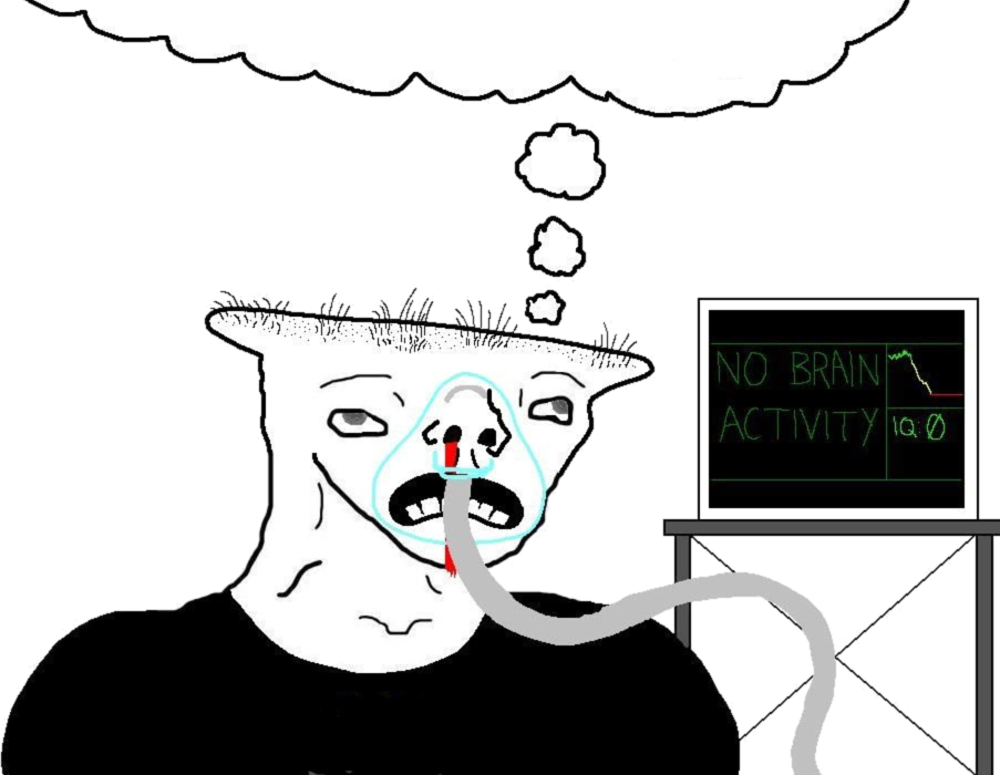 View Samegoogleiqdbsaucenao 1518455370276 , - No Brain Activity Meme (903x700), Png Download