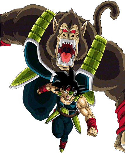 Pin By Sebastian Imperfect On Daragon Boru - Bardock Oozaru (426x568), Png Download