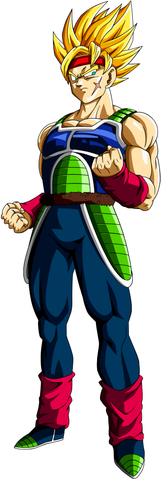 Dragon Ball Z Bardock Ssj (421x1023), Png Download