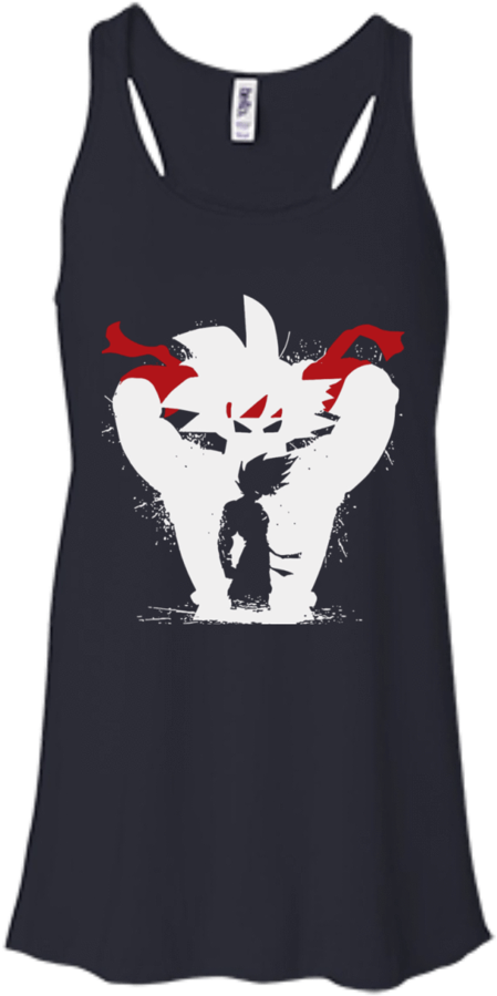 Customcat Apparel Bella Canvas Flowy Racerback Tank - Shirt (900x900), Png Download