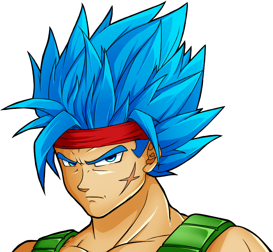 Fanartnot - Bardock Super Saiyan Blue (1000x841), Png Download