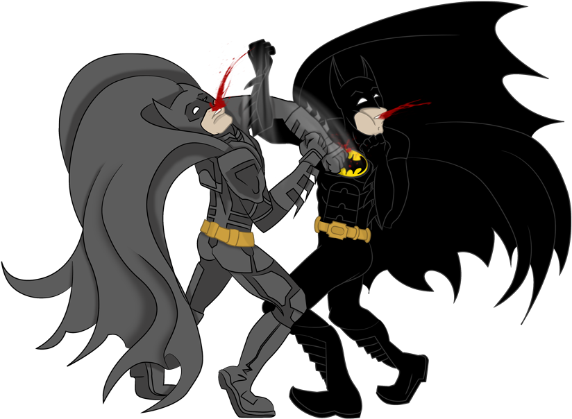 Batman Comic Book Drawing Animation - Val Kilmer Batman Vs Michael Keaton Batman (840x621), Png Download