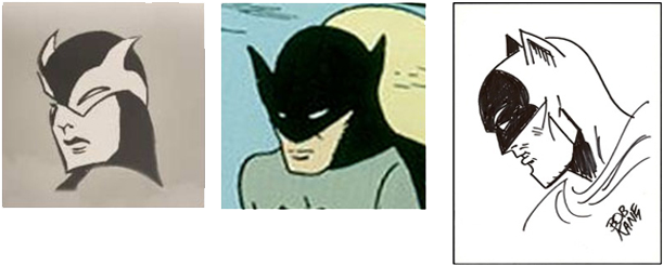 "they Stole Batman " - First Sketch Of Batman (654x268), Png Download