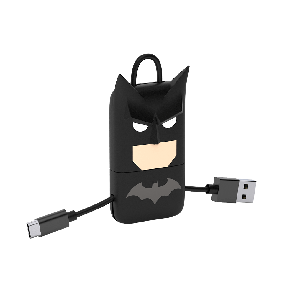 Cabo Tribe Cabo Dc Comics Keyline Usb-microusb Batman (1000x1000), Png Download